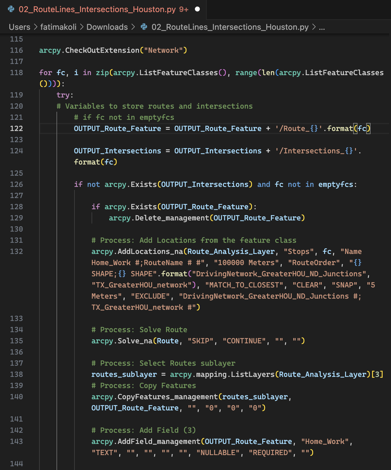 Python Automation Code